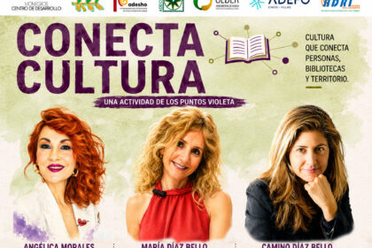 Las escritoras Angélica Morales y María Díaz Bello abrirán el próximo 16 de junio en la Biblioteca Municipal de Tardienta el programa Conecta Cultura, una nueva iniciativa de los Puntos Violeta del Proyecto Concilia-Ser mujer rural