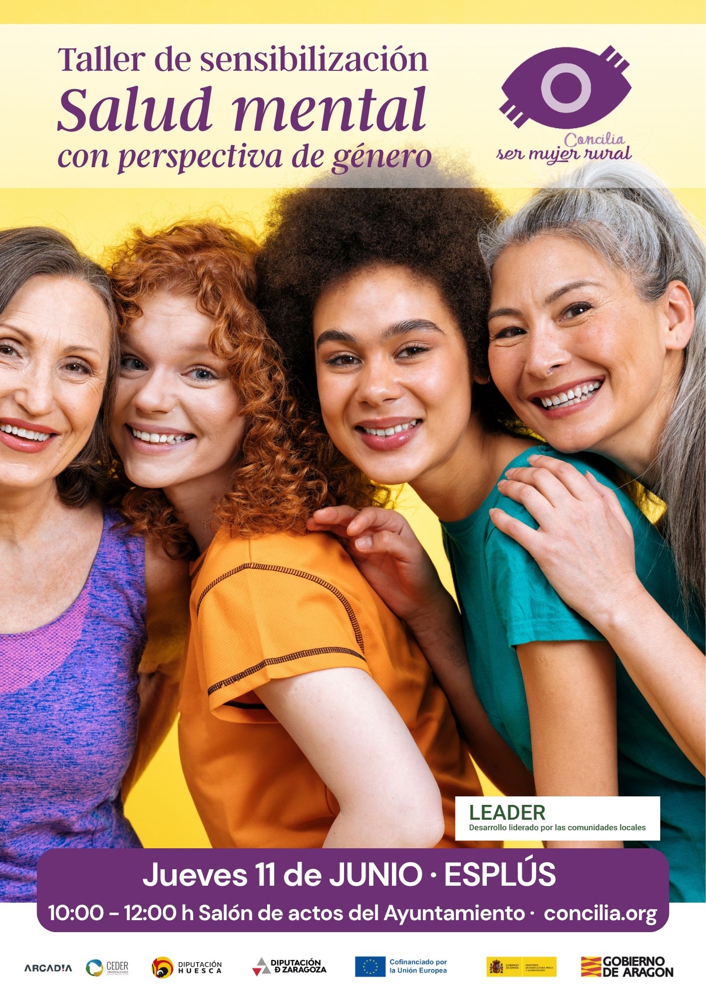 Taller de Sensibilización sobre Salud Mental con perspectiva de género este jueves 11 de junio en Esplús