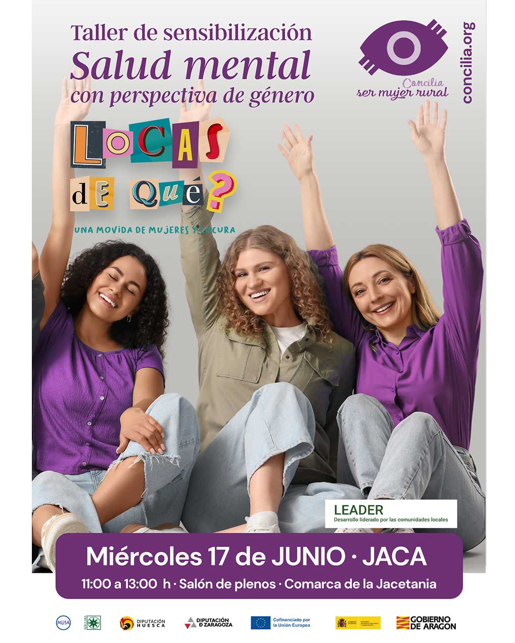 Taller de Sensibilización sobre Salud Mental con perspectiva de género en Jaca