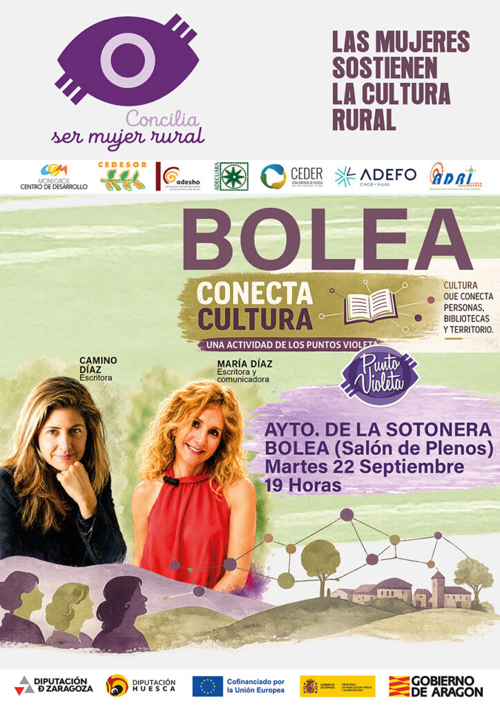 Conecta Cultura abre en Bolea una nueva etapa de actividades en las bibliotecas rurales