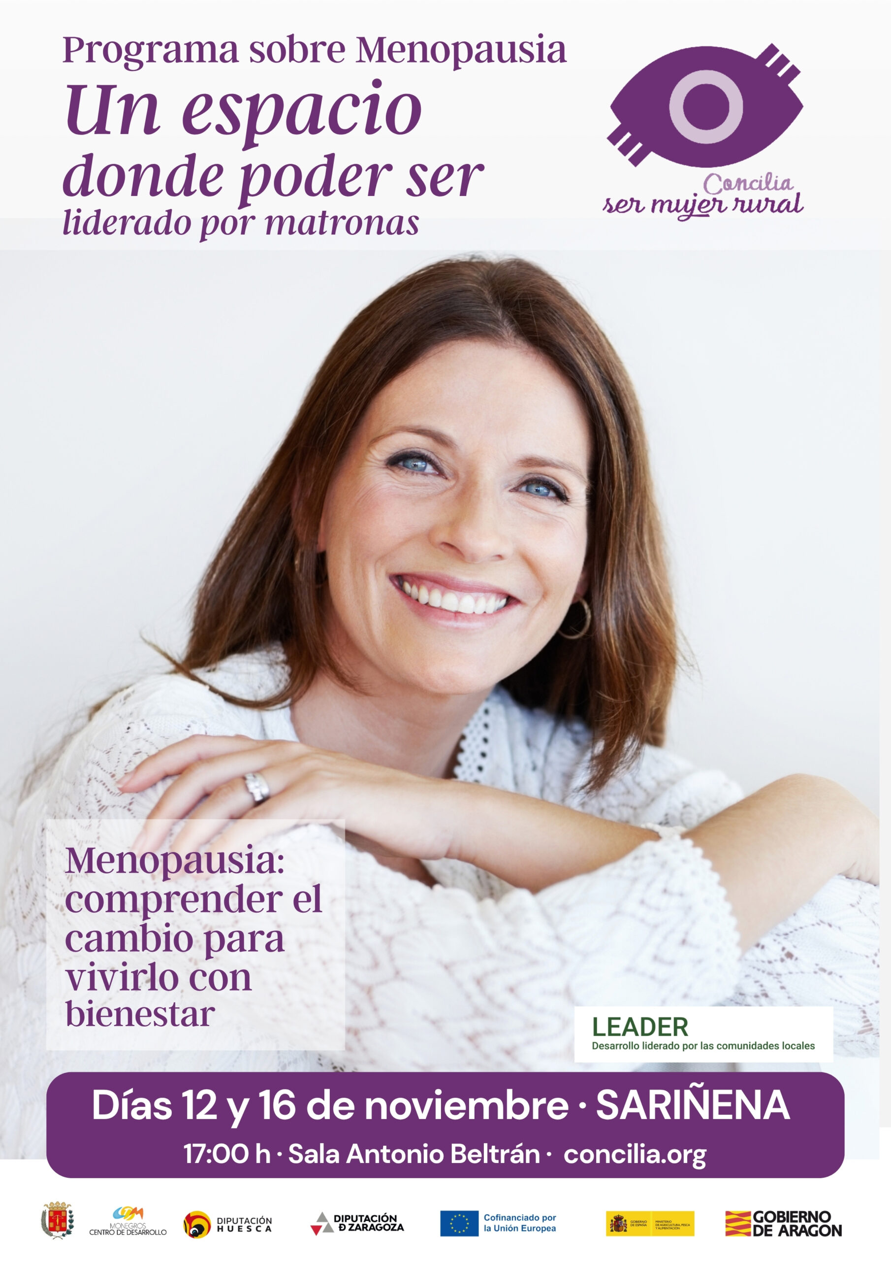 Talleres sobre menopausia y bienestar Sariñena